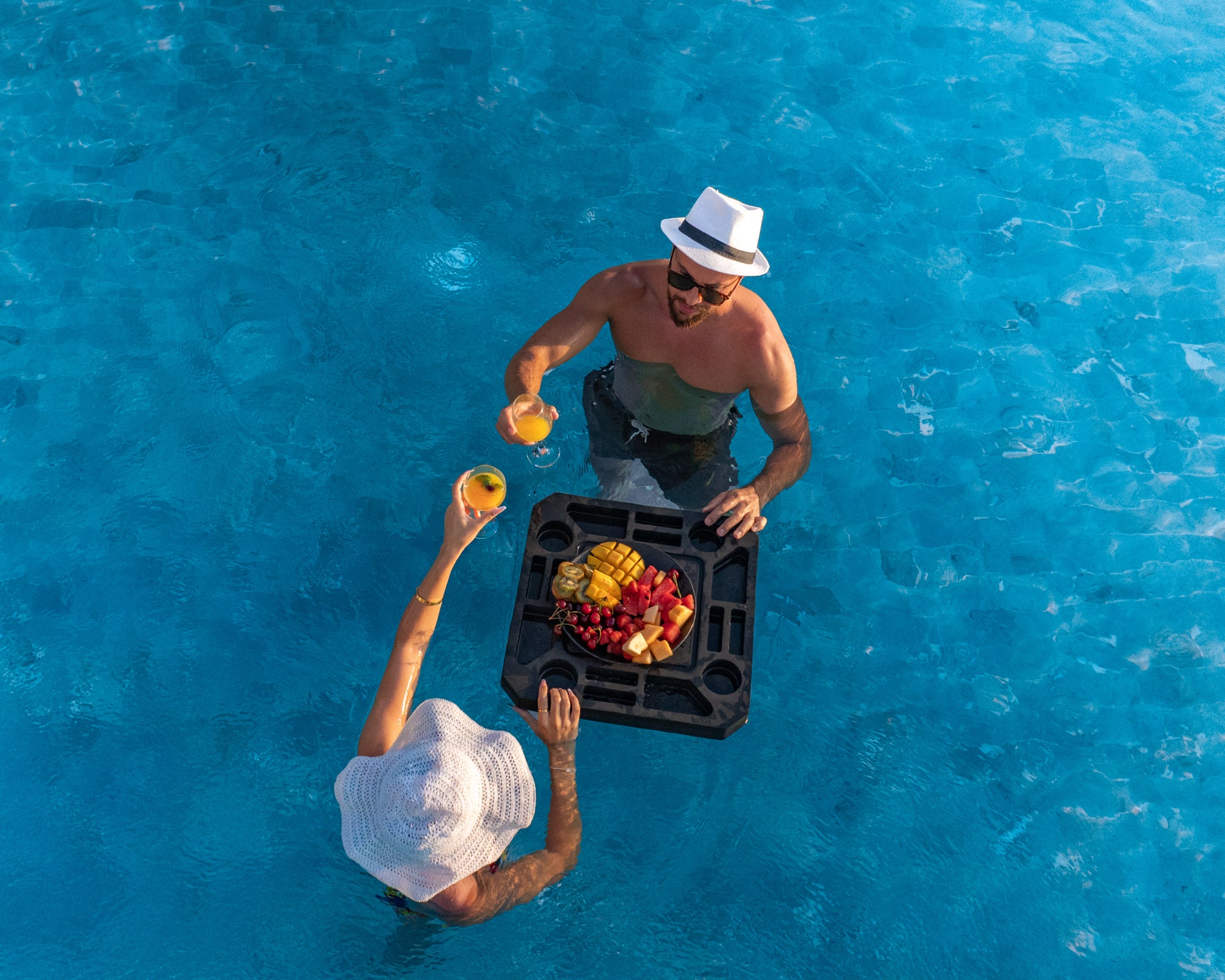 Square Floating Premium Tray